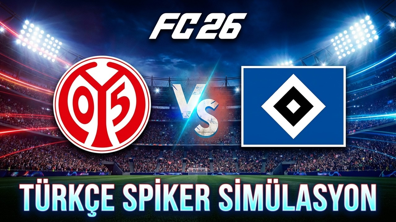 FC 26 -Mainz  Hamburg Türkçe spiker maç simülasyon