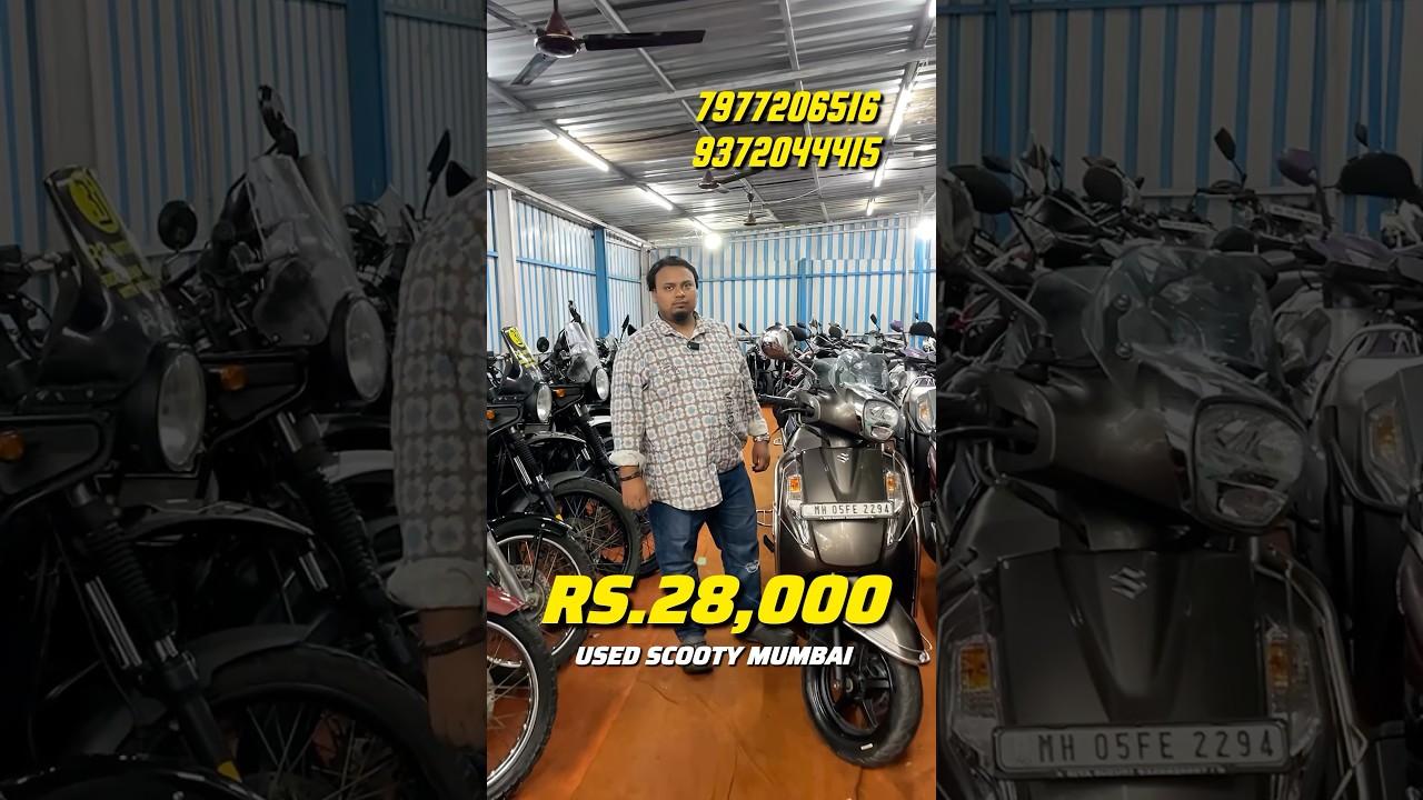 ₹.28,000 Starting Scooty💸Used Scooty In Mumbai 