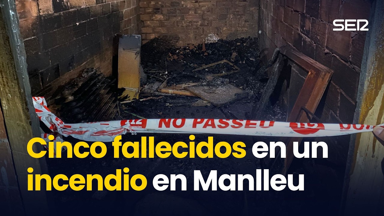 Un INCENDIO en un TRASTERO en MANLLEU acaba con la vida de cinco ADOLESCENTES