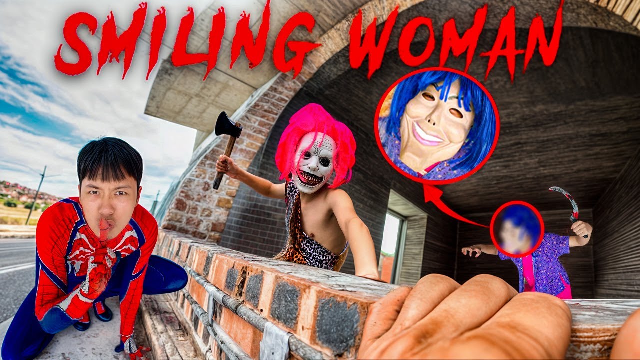 SPIDERMAN PARKOUR Vs SMILING WOMAN | Horror Chase, Prey Trapped (Horror Story Short) | POV