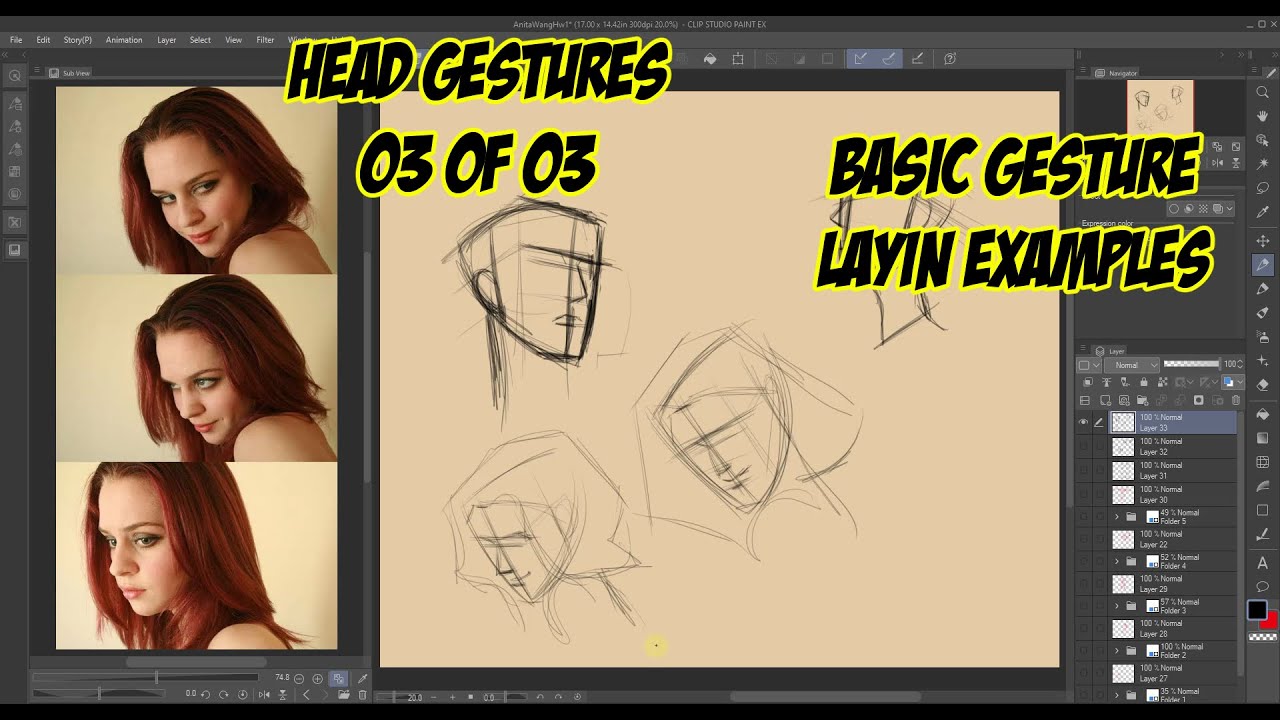 Head Gestures 03 of 03: Basic Gesture Layin Examples