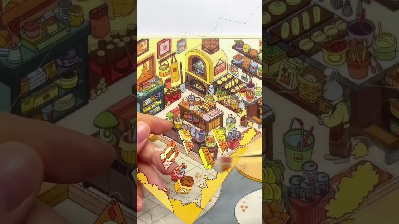 Orange Lily's Baking Haven Opens in Fall! Landscape stickerImmersiveDecompressWhite noise