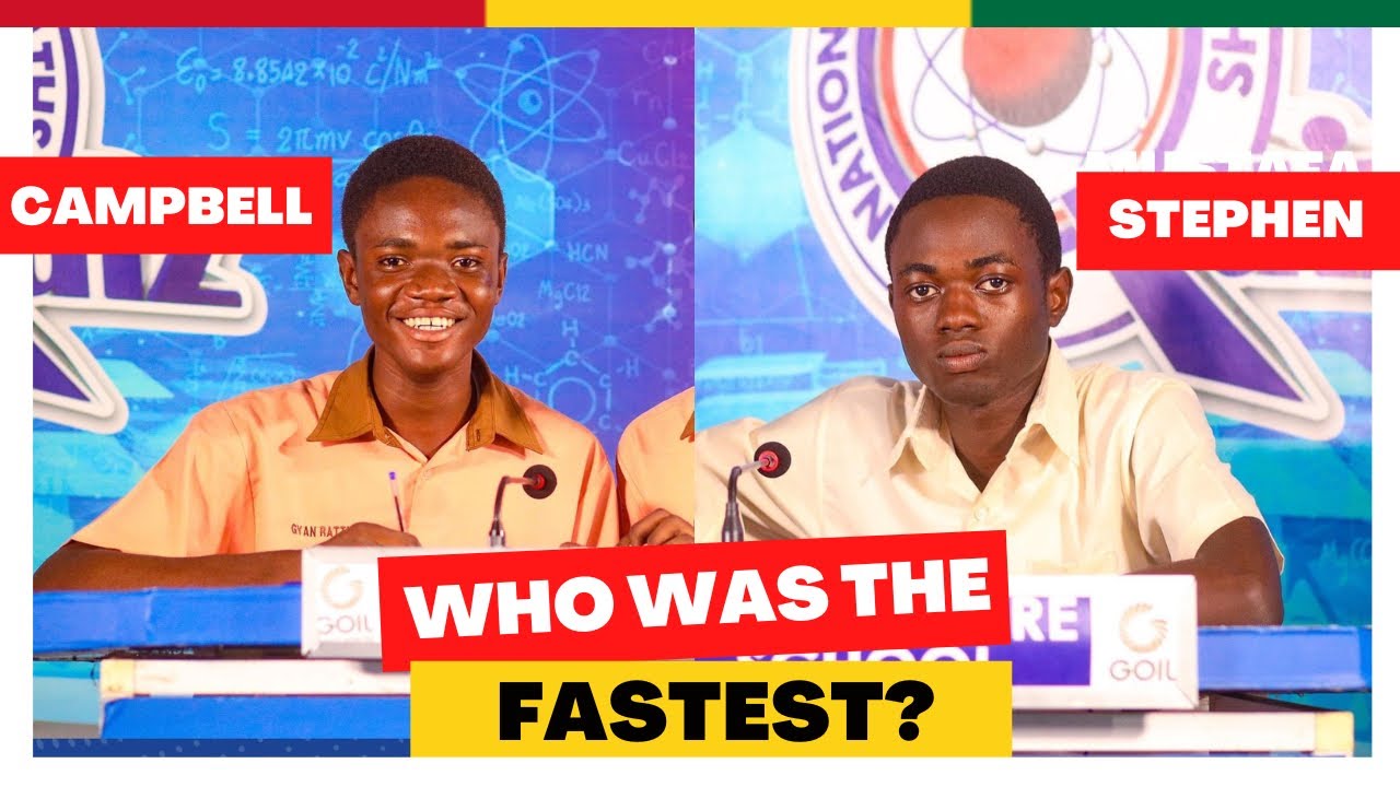 Who Was The Fastest? Campbell (Kumasi High) or Stephen (Opoku Ware School)? | Ashanti NSMQ 2024