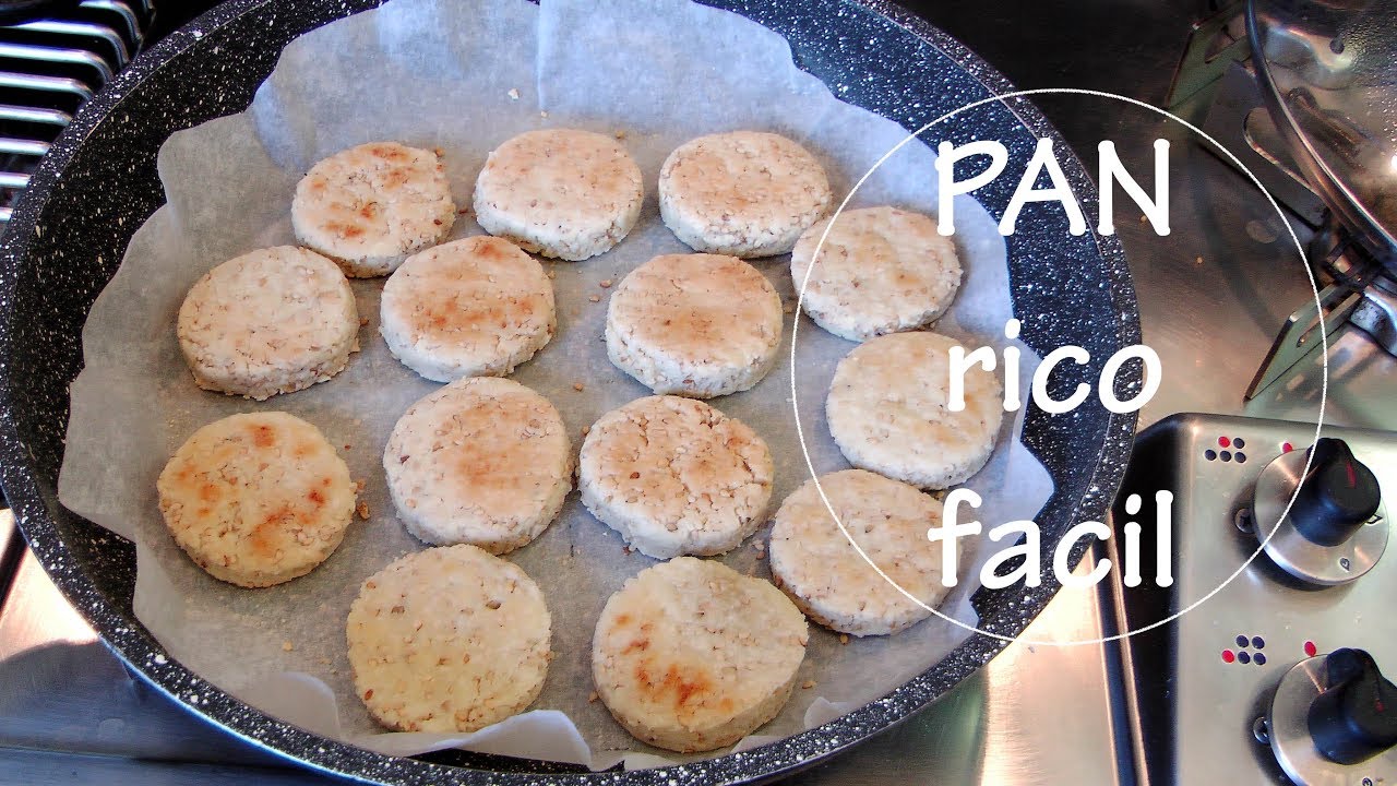 PAN EN SARTEN sin gluten sin levadura sin horno FACILISIMO | Acqua Rosa Recetas