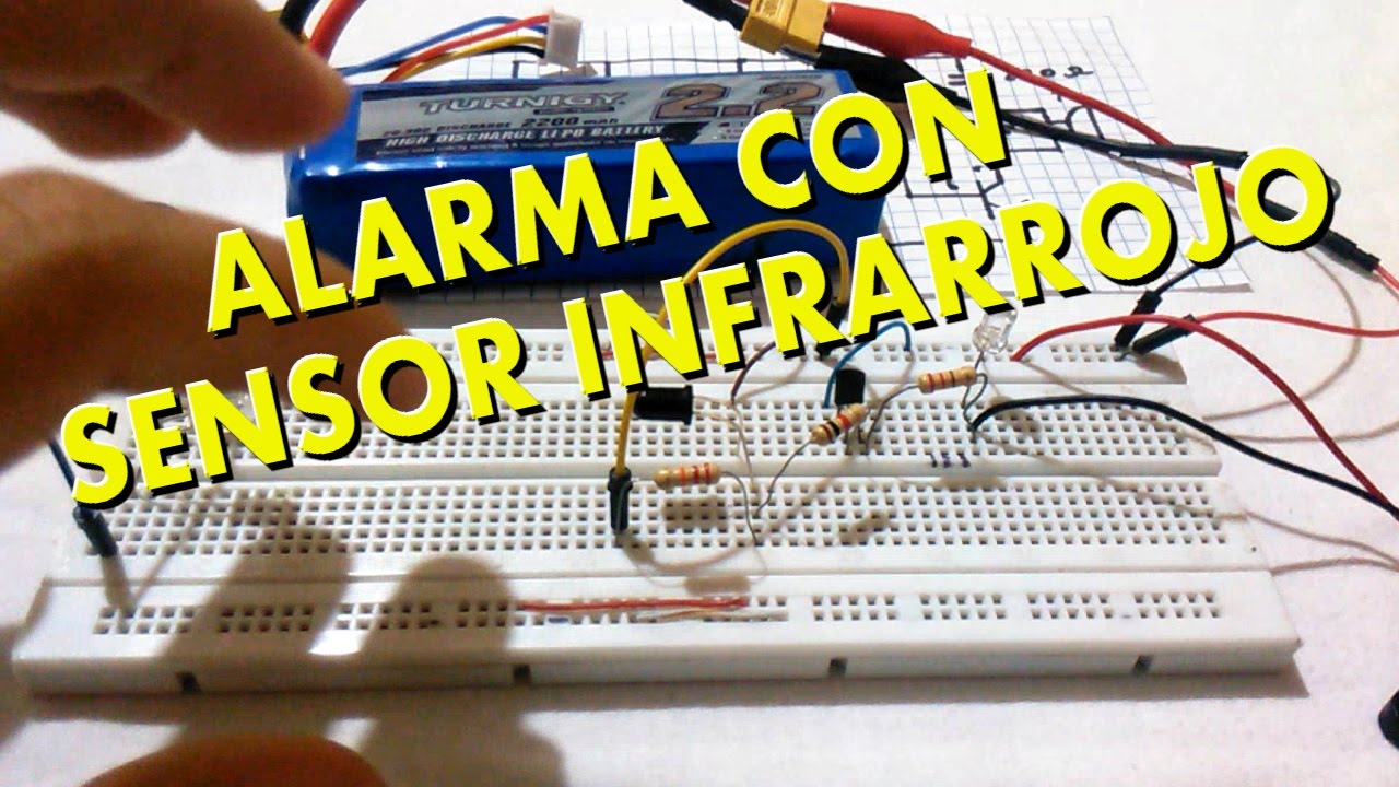 Alarma con sensor infrarrojo - Proyecto fácil de electrónica