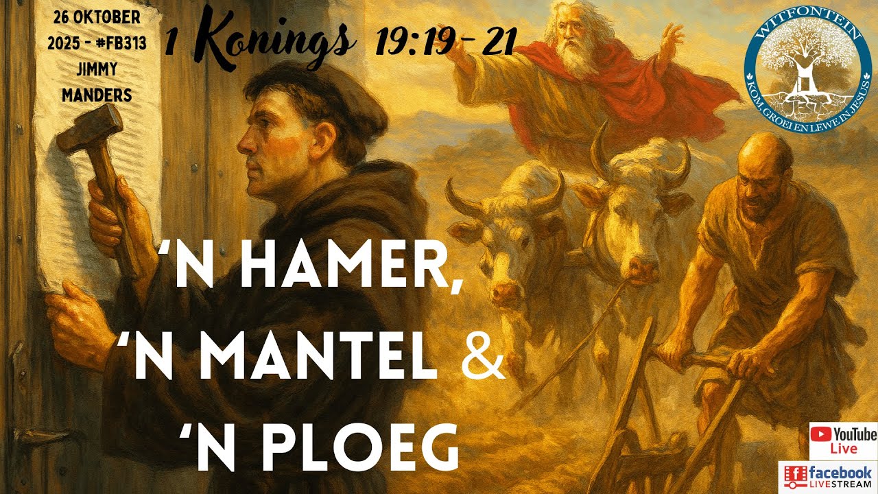 20251026 'n Hamer, 'n mantel & 'n ploeg. Jou gemaksones hou jou gevange...|Jimmy Manders|FB313