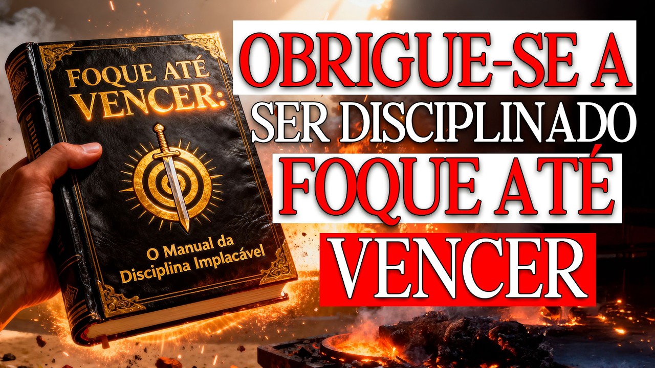 FOQUE ATÉ VENCER: O Manual da Disciplina Implacável - (Audiolivro Completo)