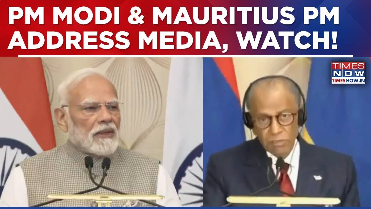 PM Modi & Mauritius Counterpart Navinchandra Ramgoolam Address Media After Bilateral Talks