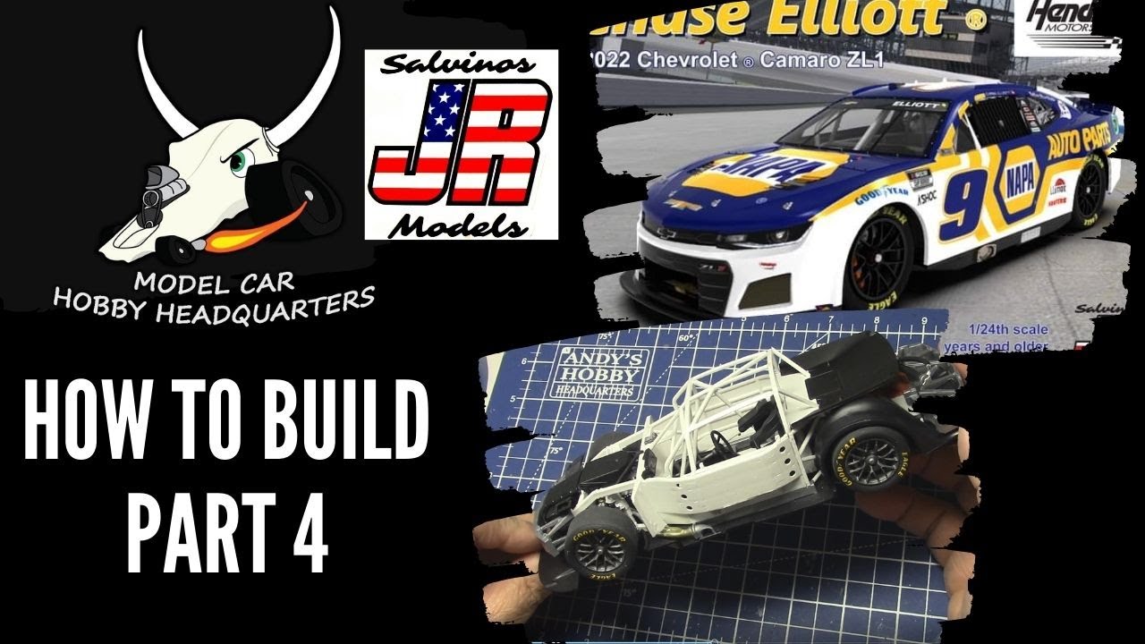 How To Build The New Salvinos JR Models NASCAR Next Gen Camaro Part4 Ep.207
