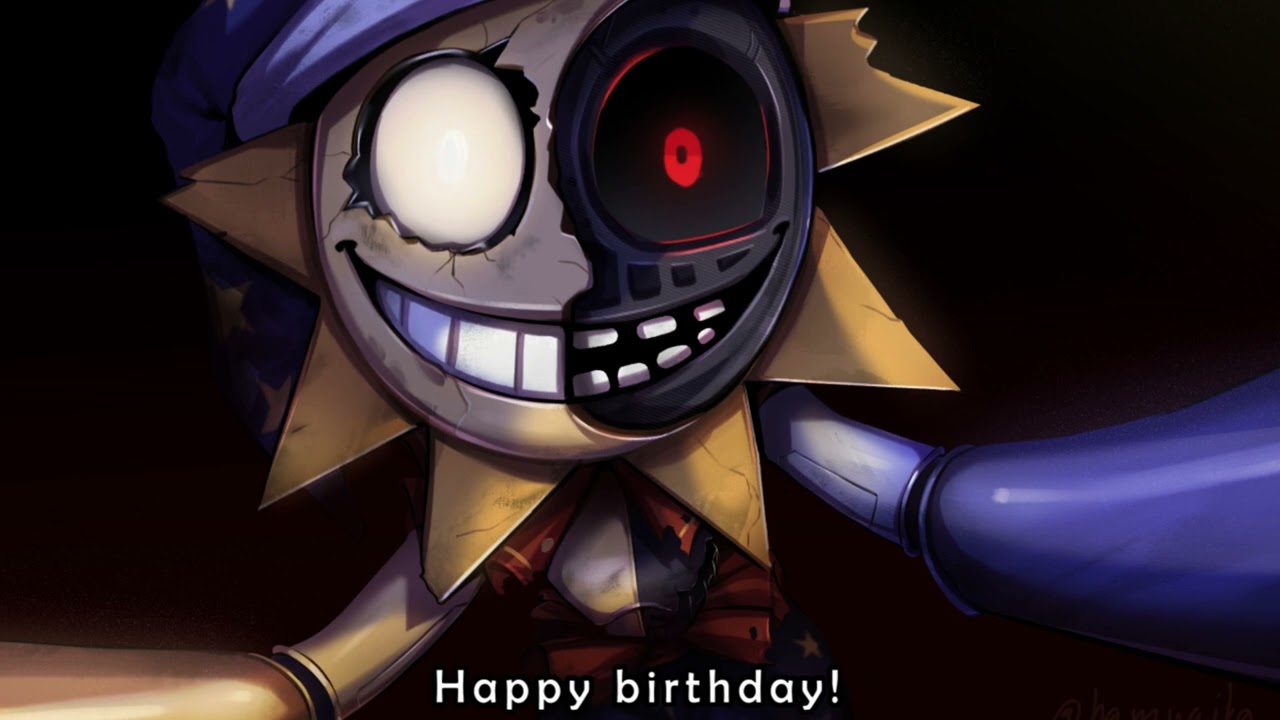 Happy Birthday - Eclipse Daycare Attendant - Fnaf (Eclipse, Moon,Sun) (AI COVER)