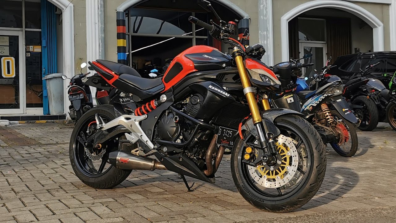 TERNYATA KAWASAKI ER6N BISA MAKIN SANGAR PAKAI USD & HEADLAMP MODEL DUCATI.