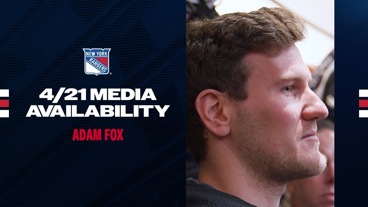 NYR 2025 Exit Day: Adam Fox Media Availability | April 21, 2025