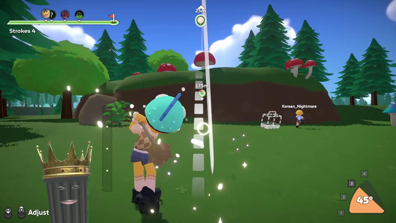 Trash Woods goes to Super Battle Golf