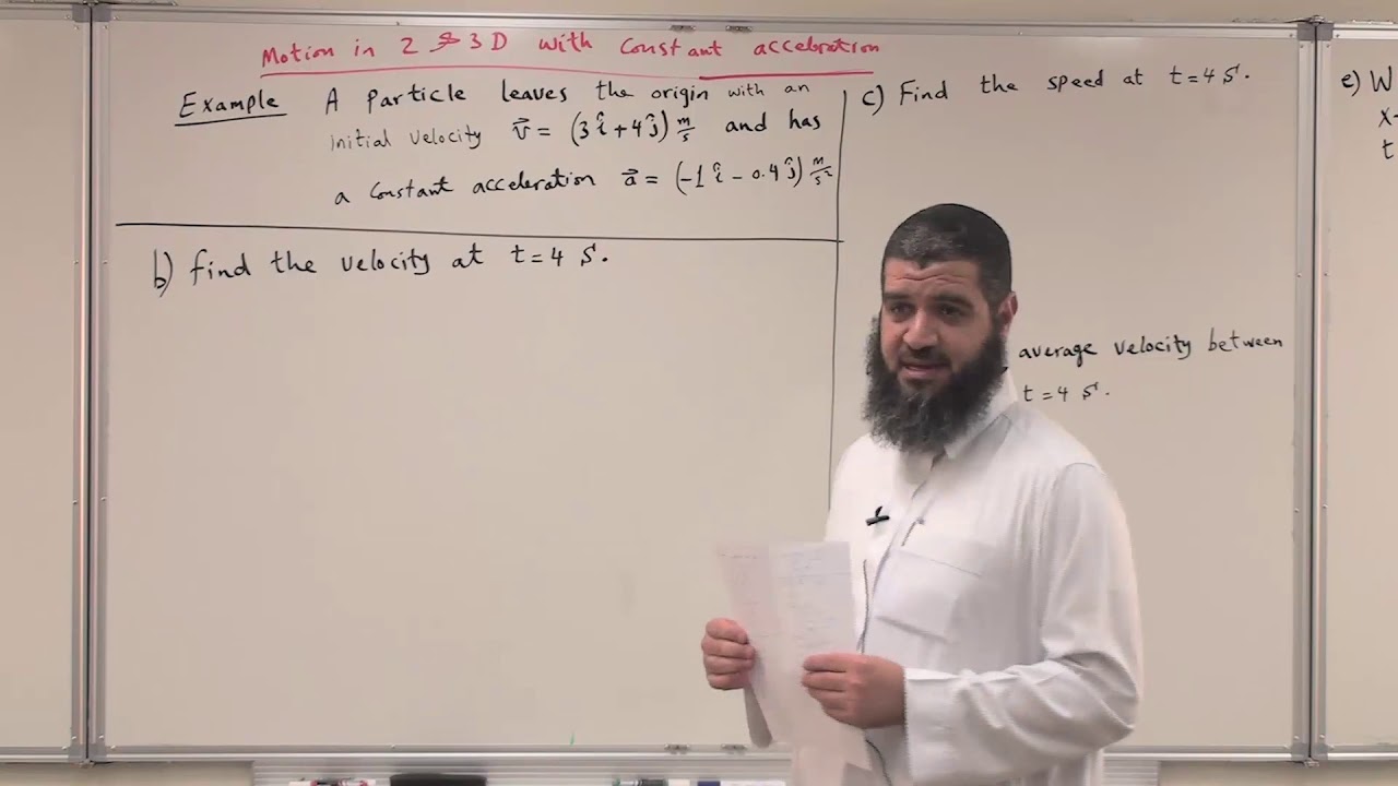 PHYS 101  Kinematics in 2 and 3 Dimensions