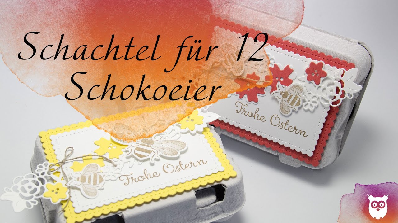 Minikarton für 12 Schokoladeneier