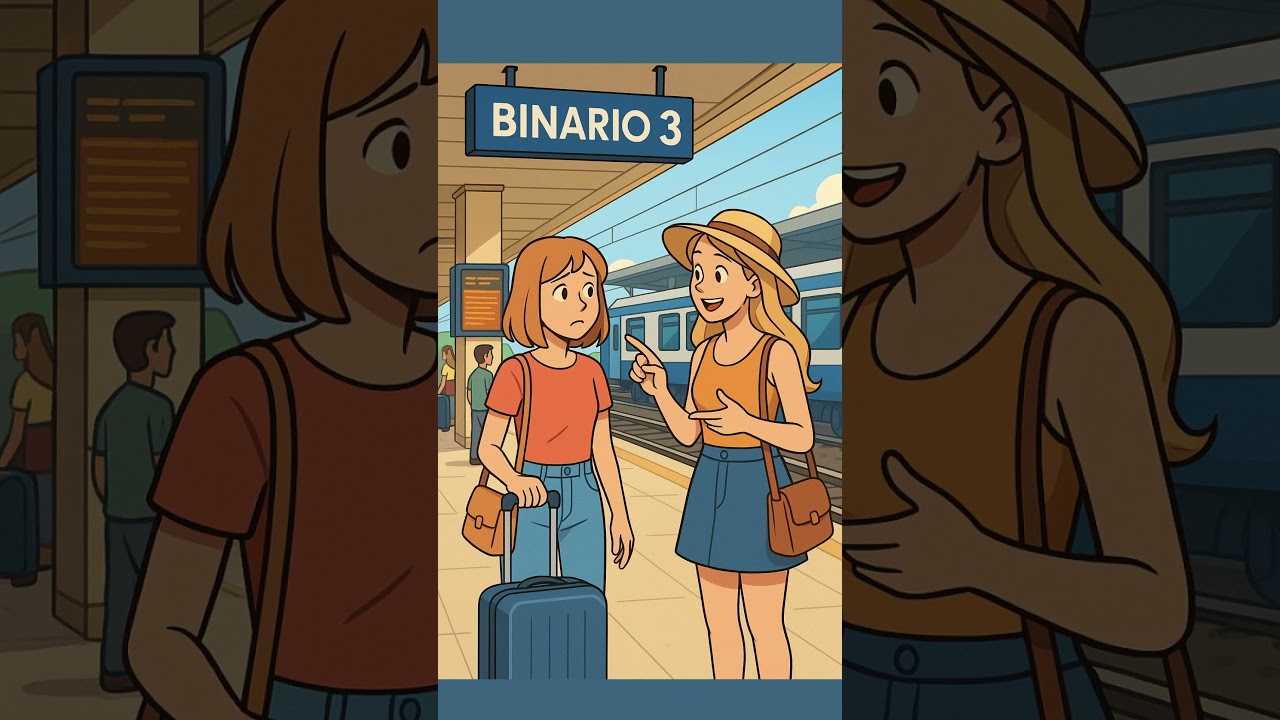 Useful Travel Dialogue in Italian 🇮🇹 | At the Train Station in Italy