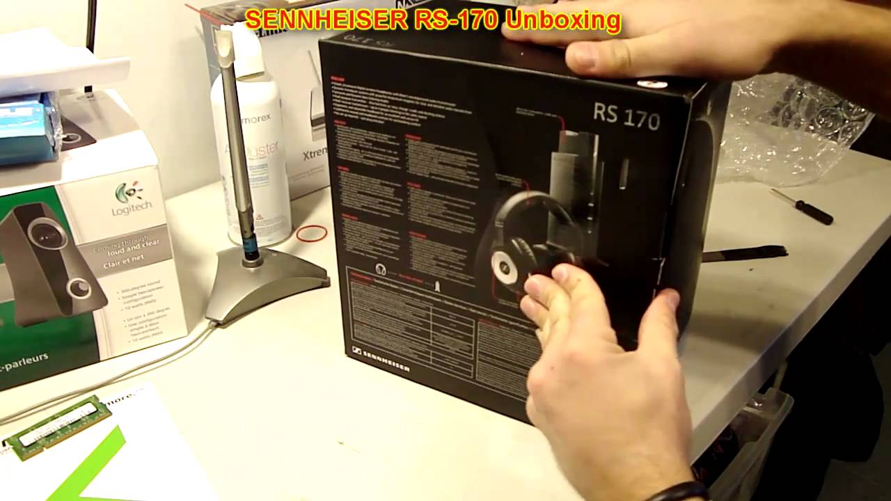 Sennheiser RS-170 Unboxing