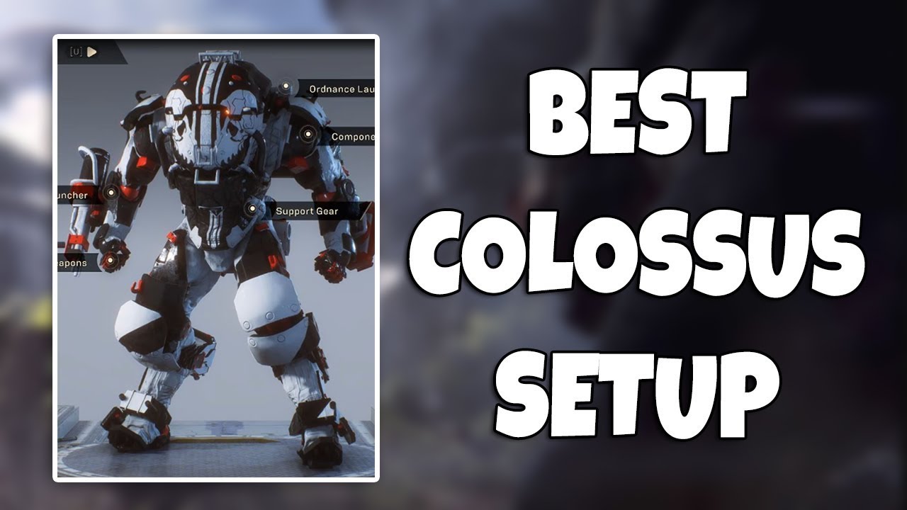 THE BEST COLOSSUS BUILD/SETUP IN ANTHEM (VIP DEMO)