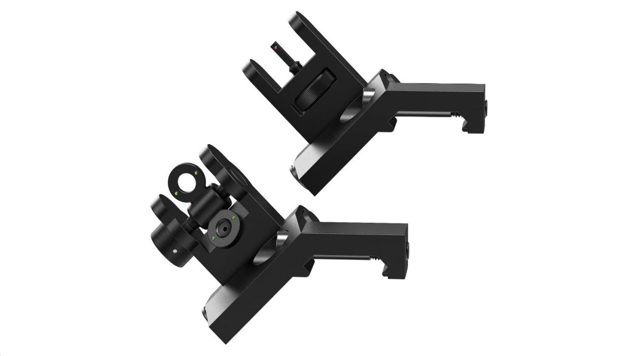 Feyachi 45 degree Iron Flip Up Sights - Review & Installation