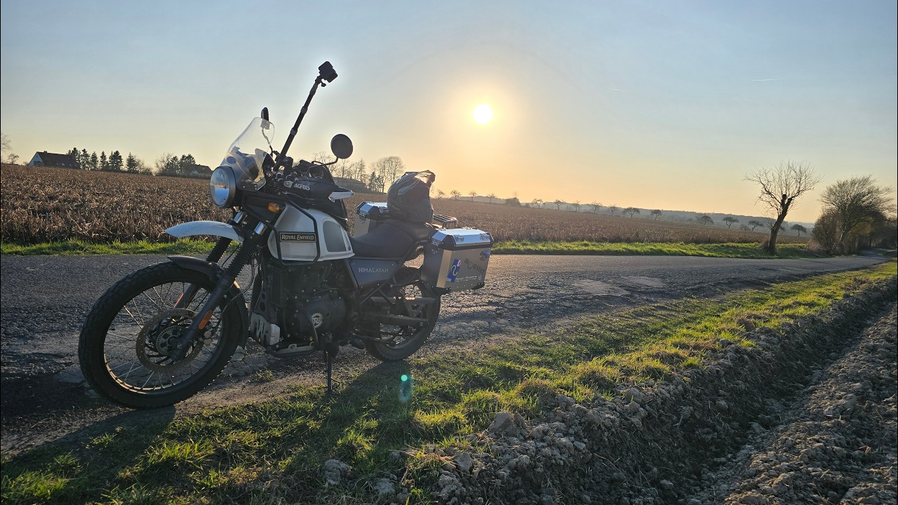 Royal Enfield Himalayan - einfach mal abschalten 