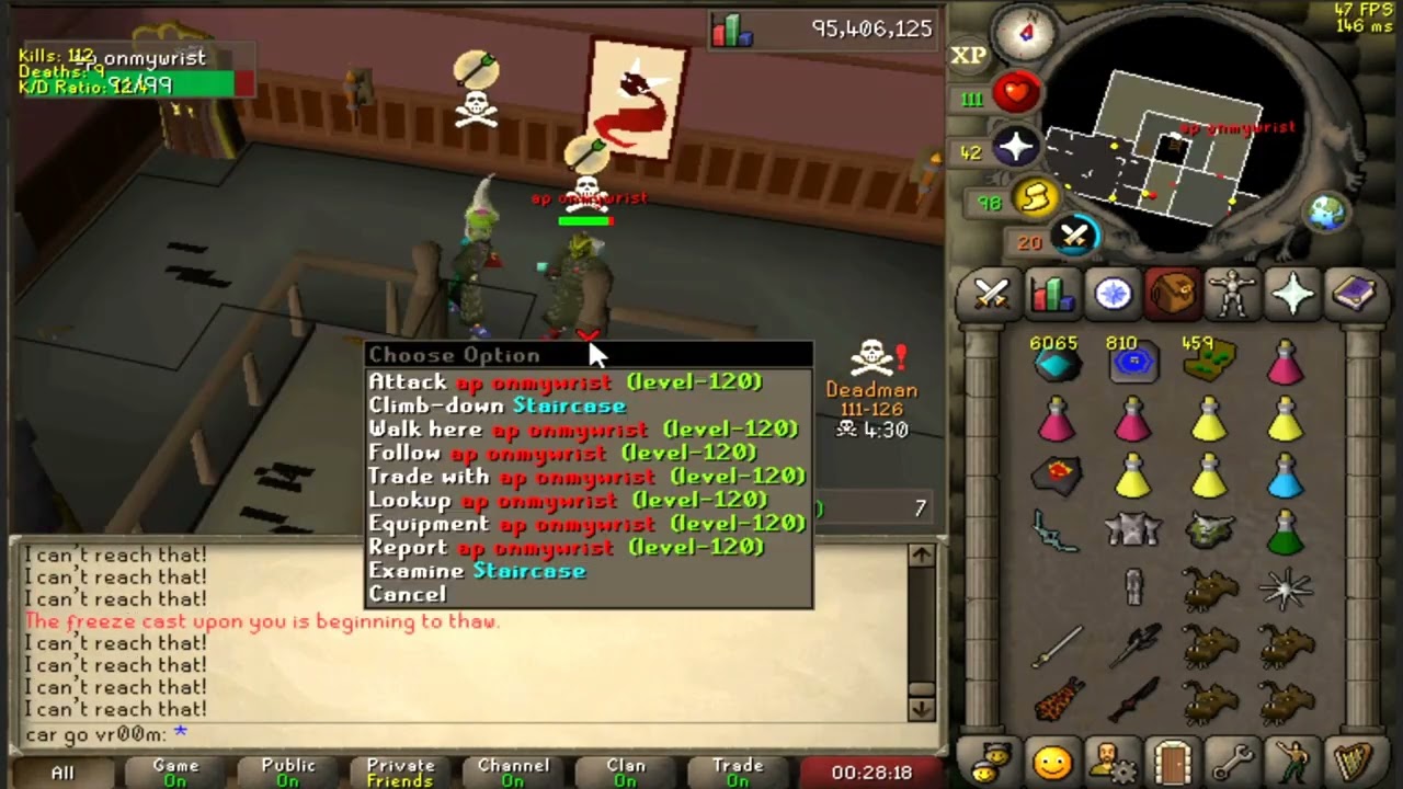 Deadman Mode Pking | 5b+