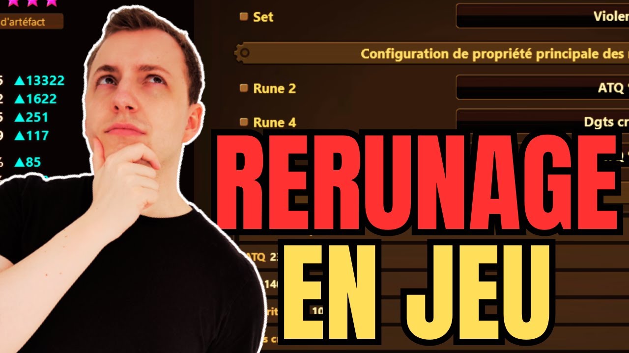 RERUNAGE EN JEU !? Comment ça marche, aussi bien qu'Optimizer ? (Summoners war)