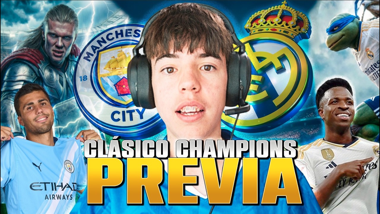 PREVIA! MANCHESTER CITY VS REAL MADRID OCTAVOS DE FINAL #futbol #manchestercity #realmadrid #previa