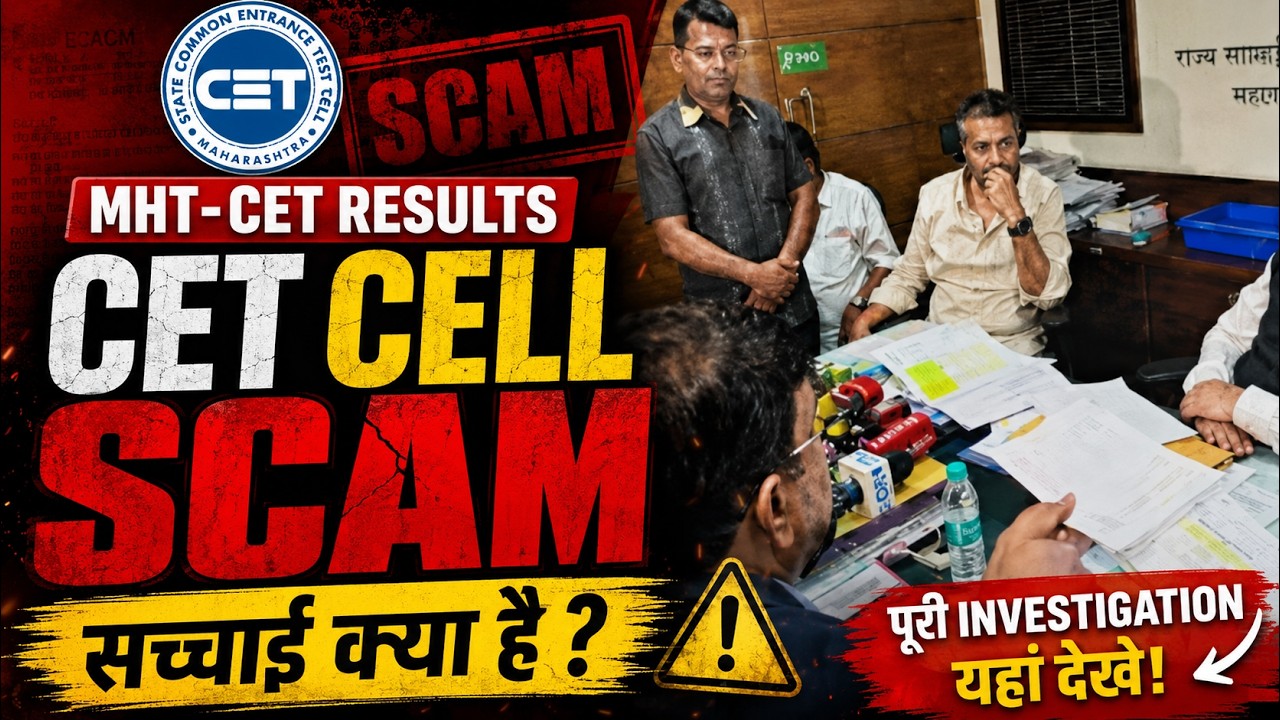 MHT-CET SCAM video #cetcell #mhtcet #mhtcetlatestnews #mhtcetscam