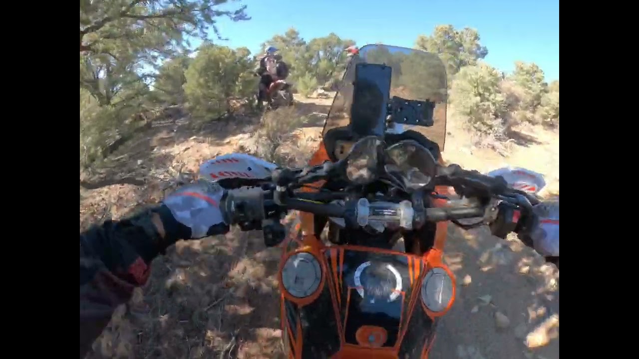 Doing dirtbike things on my KTM 950 Adventure S 