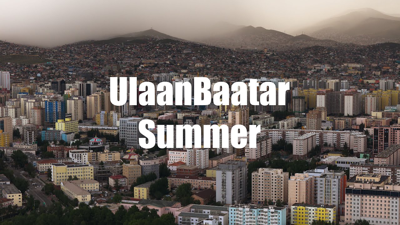 Drone | UlaanBaatar | Summer | Mongolia | 4K