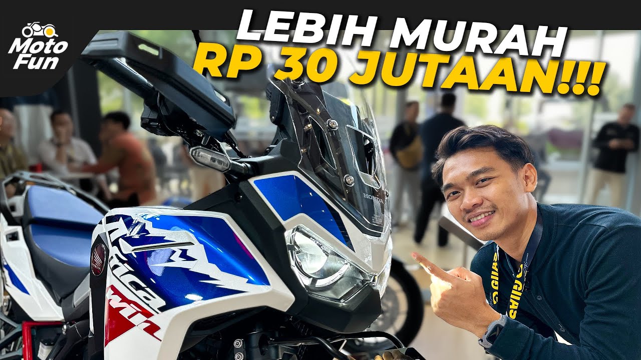 DETAIL MOGE HONDA CRF1100L AFRICA TWIN, BANJIR FITUR TAPI LEBIH MURAH!!! | MotoFun Indonesia
