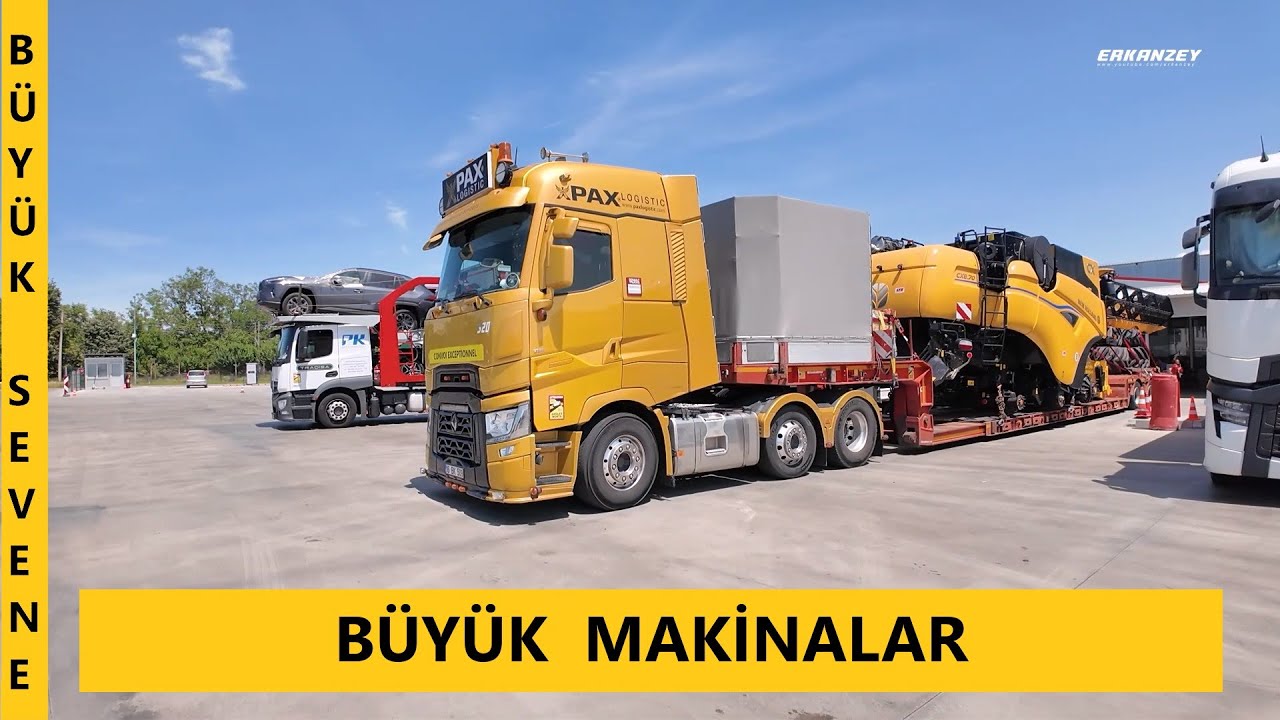 Altın Gibi Lowbed - Sarı İş Makinası Severiz