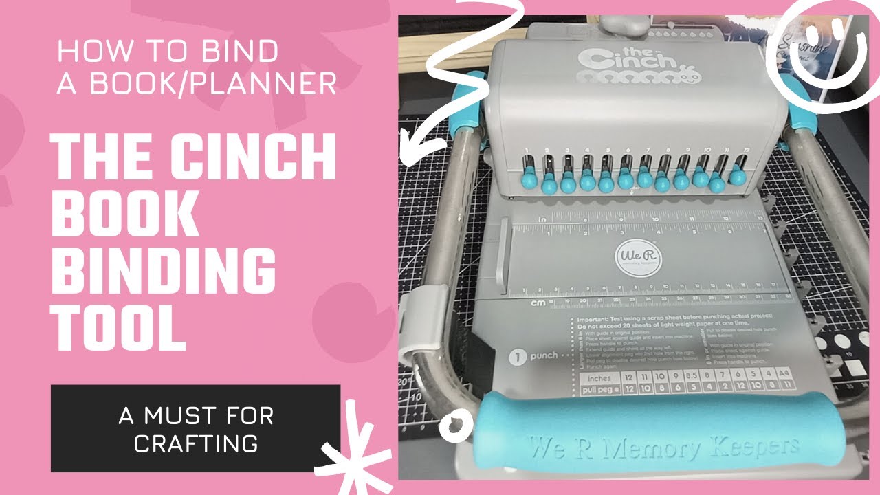 How to bind a book/planner using CINCH BOOK BINDING TOOL #crafting