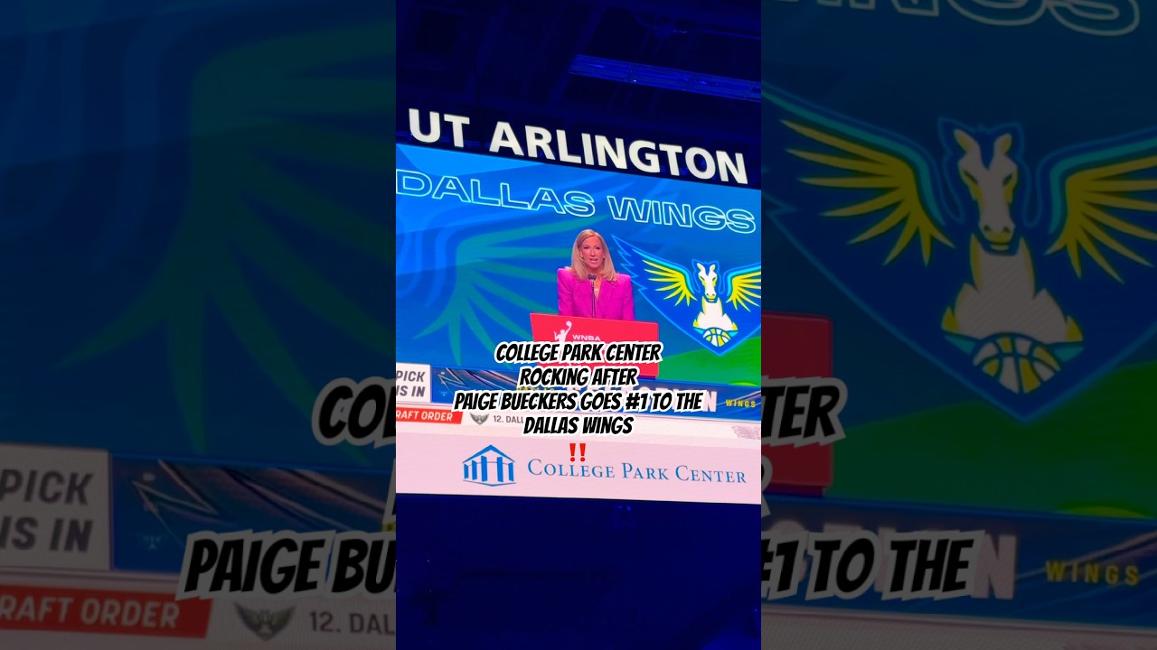 UCONN&rsquo;s Paige Bueckers goes #1 to the Dallas Wings! #wnba #dfw #dallaswings #dallas #fortworth