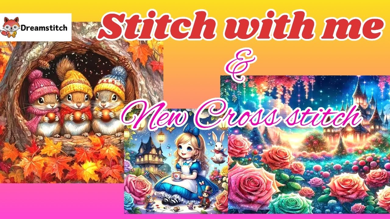 Stitch with me & New cross stitch