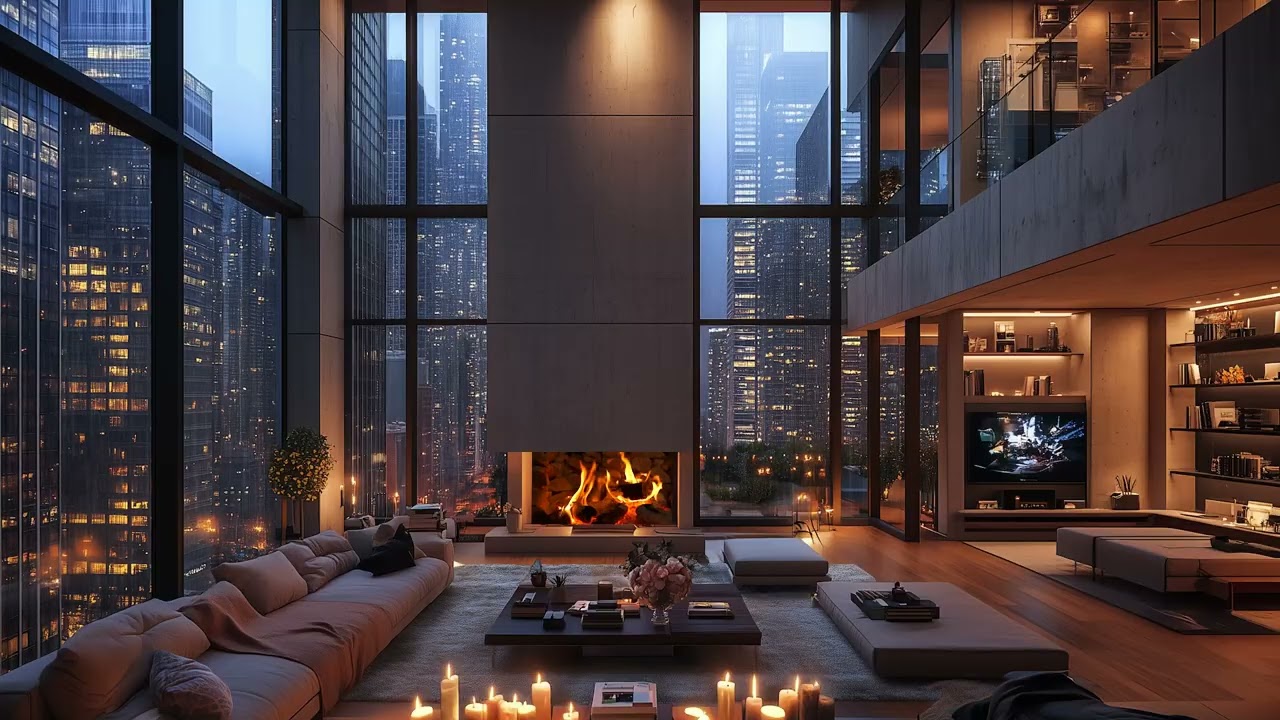 Rainy Night Jazz Café | Smooth Piano & Soothing Rain