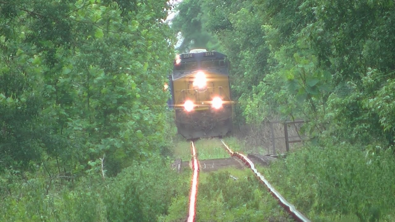 CSX TRAIN IN THE JUNGLE!!! | Spur Line in Bad Condition | Dickerson MD 6/19/20