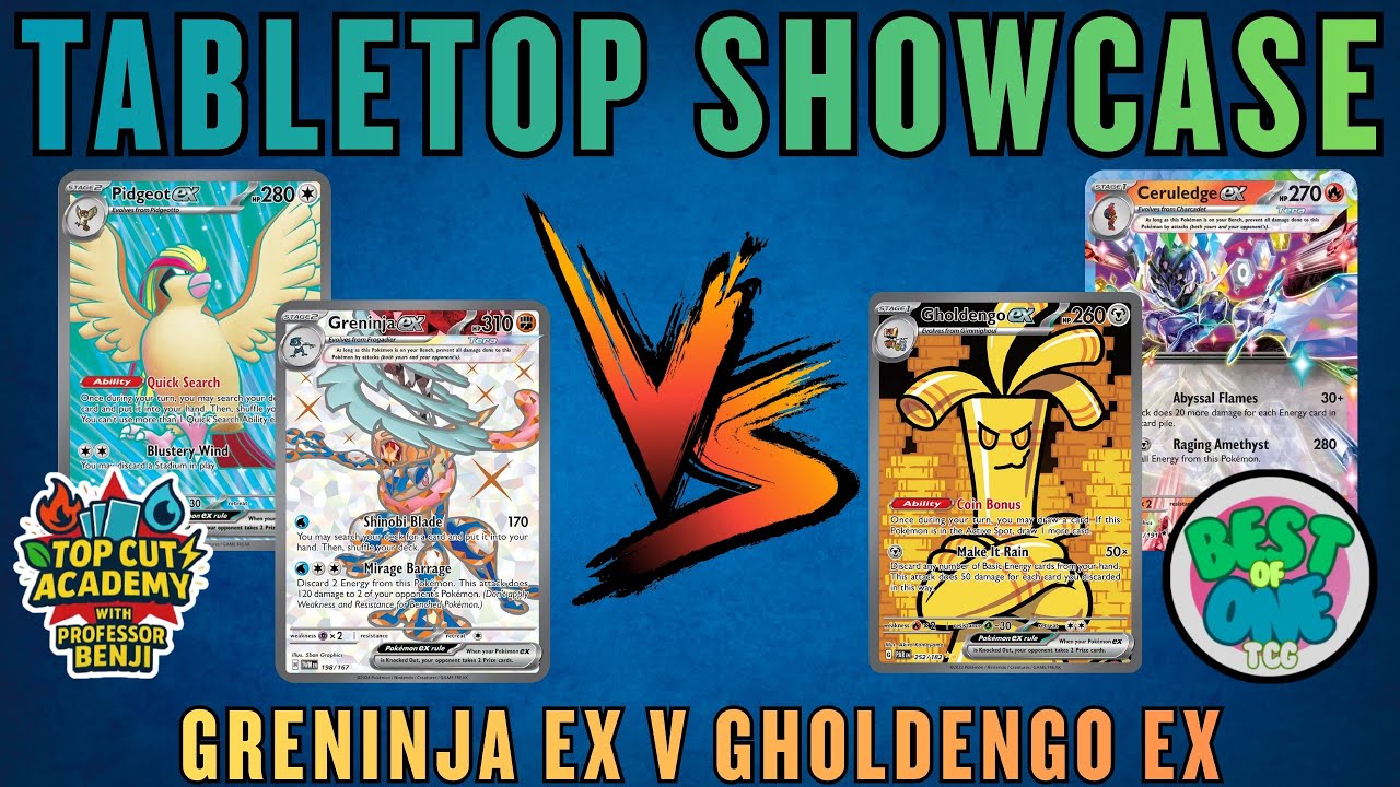 Tabletop Showcase: Greninja ex Counter Box vs Gholdengo Firebreather