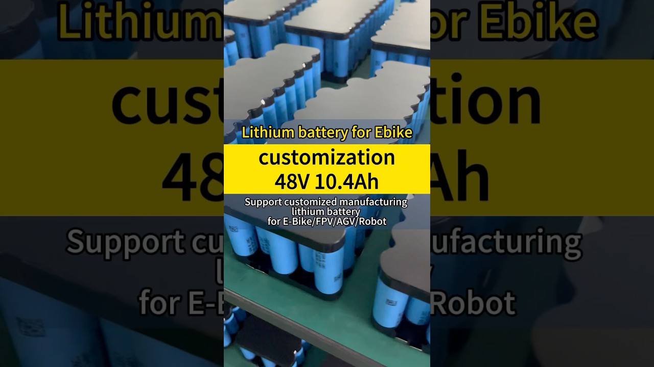 48V 10.4Ah Li-ion battery customization #factory #batteries #ebike #rechargeablebattery #diy #oem
