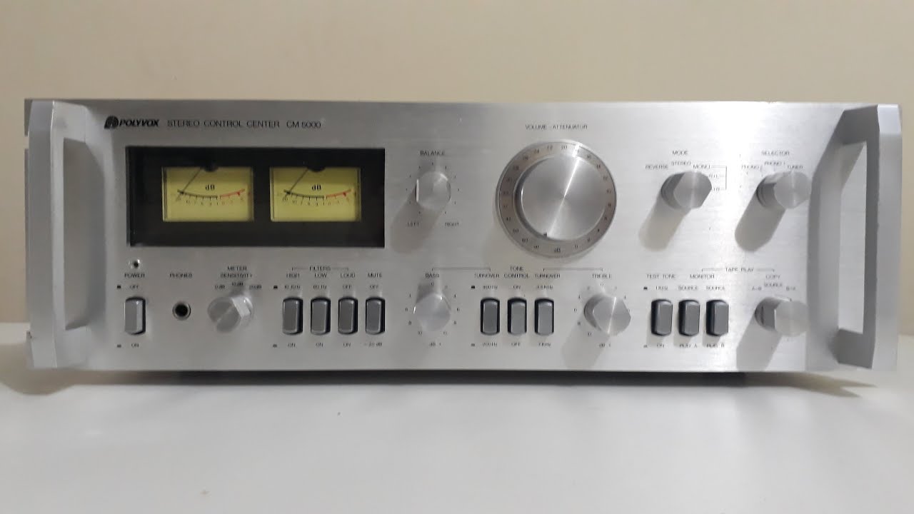 PRÉ AMPLIFICADOR  CM 5000 POLYVOX o melhor do mundo