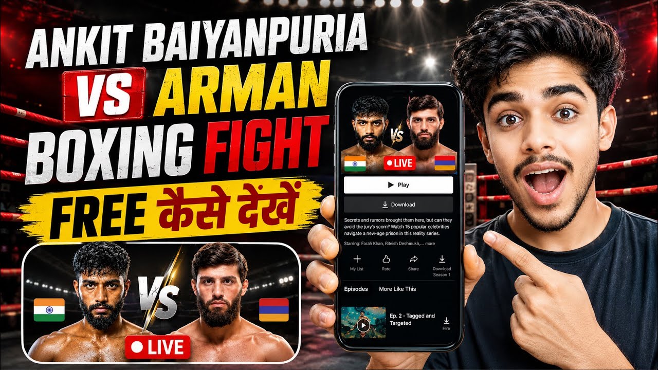 How to Watch Arman Tsarukyan 🇦🇲 Vs Ankit Baiyanpuria 🇮🇳 Live Fight | Watch Arman Vs Ankit Boxing ...