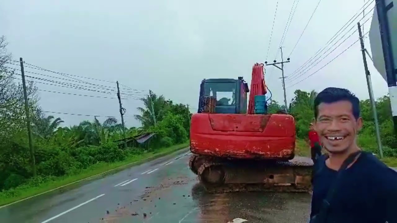 HANTAR EXCAVATOR PERGI KE SETIAM KUALA TATAU RH PANJANG FABIAN MEMBUAT🛻🛻