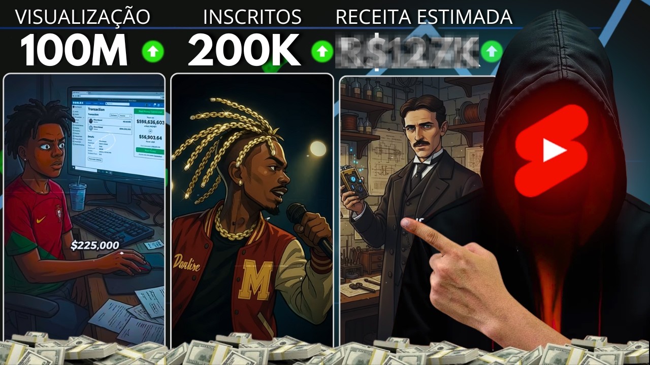 Como Fazer Shorts Dark para Gringa R$5.000Mês (Com IA Grátis)