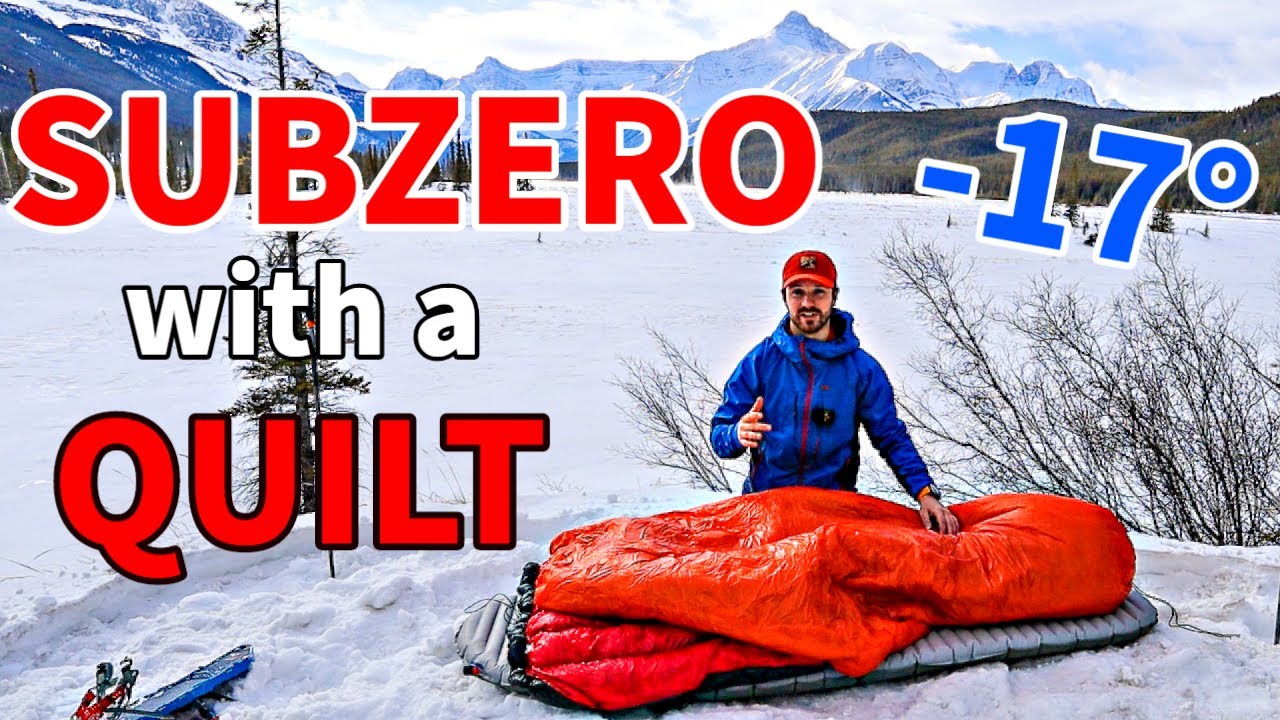 How-To SLEEP WARM WITH A QUILT when Winter Backpacking and Camping