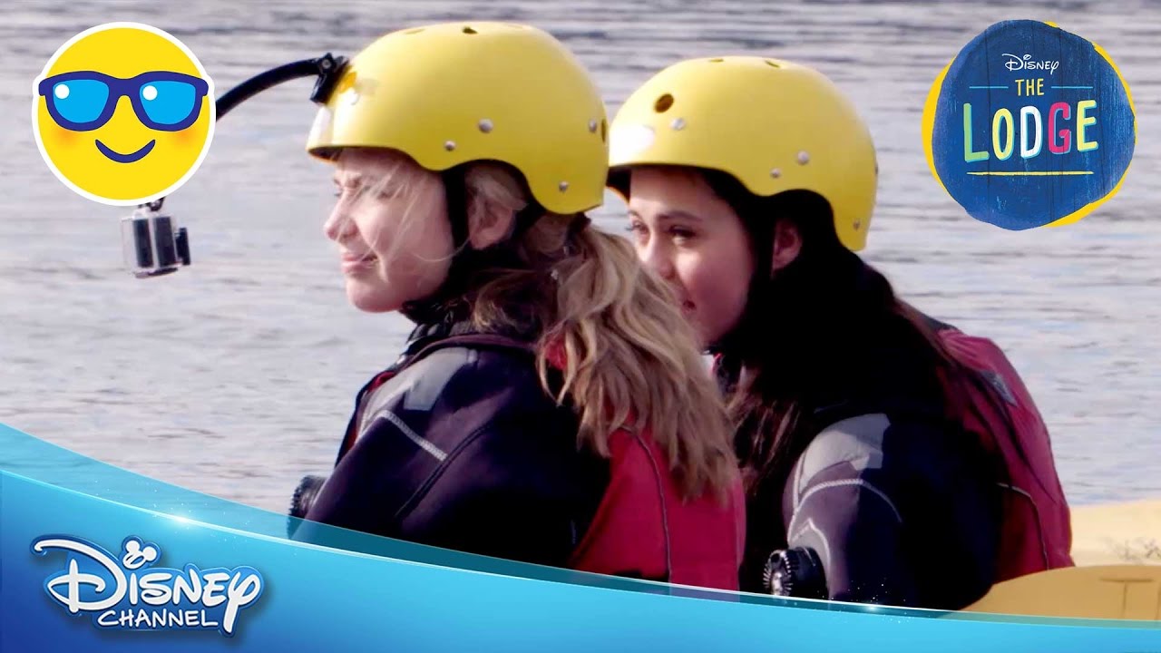 The Lodge | BTS: Kayaking! 🚣 | Official Disney Channel UK