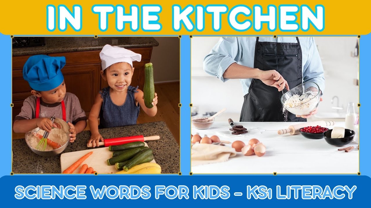 Foods Vocabulary | Food Words for Kids | KS1 Cooking Words in English for Kids