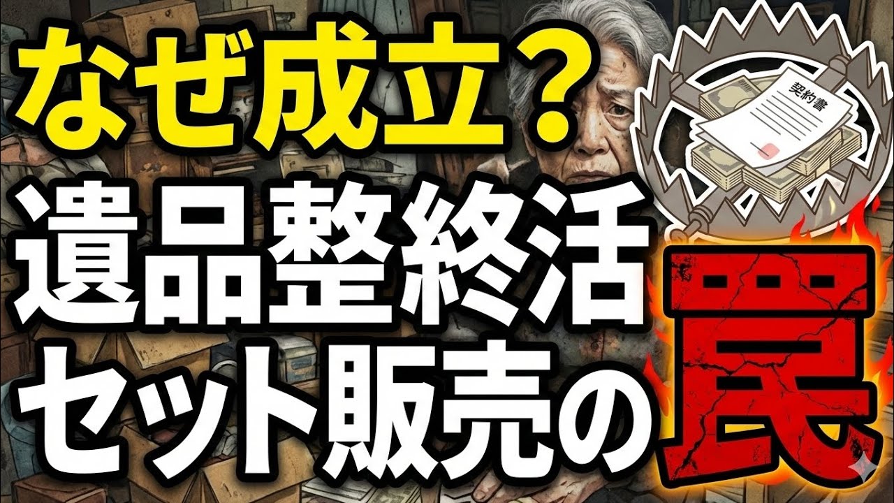 なぜ成立？遺品整理終活セット販売の罠