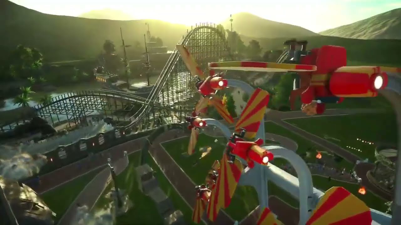 Enjoy the Magical Plane Ride in my cute Theme Park ❤️😊 