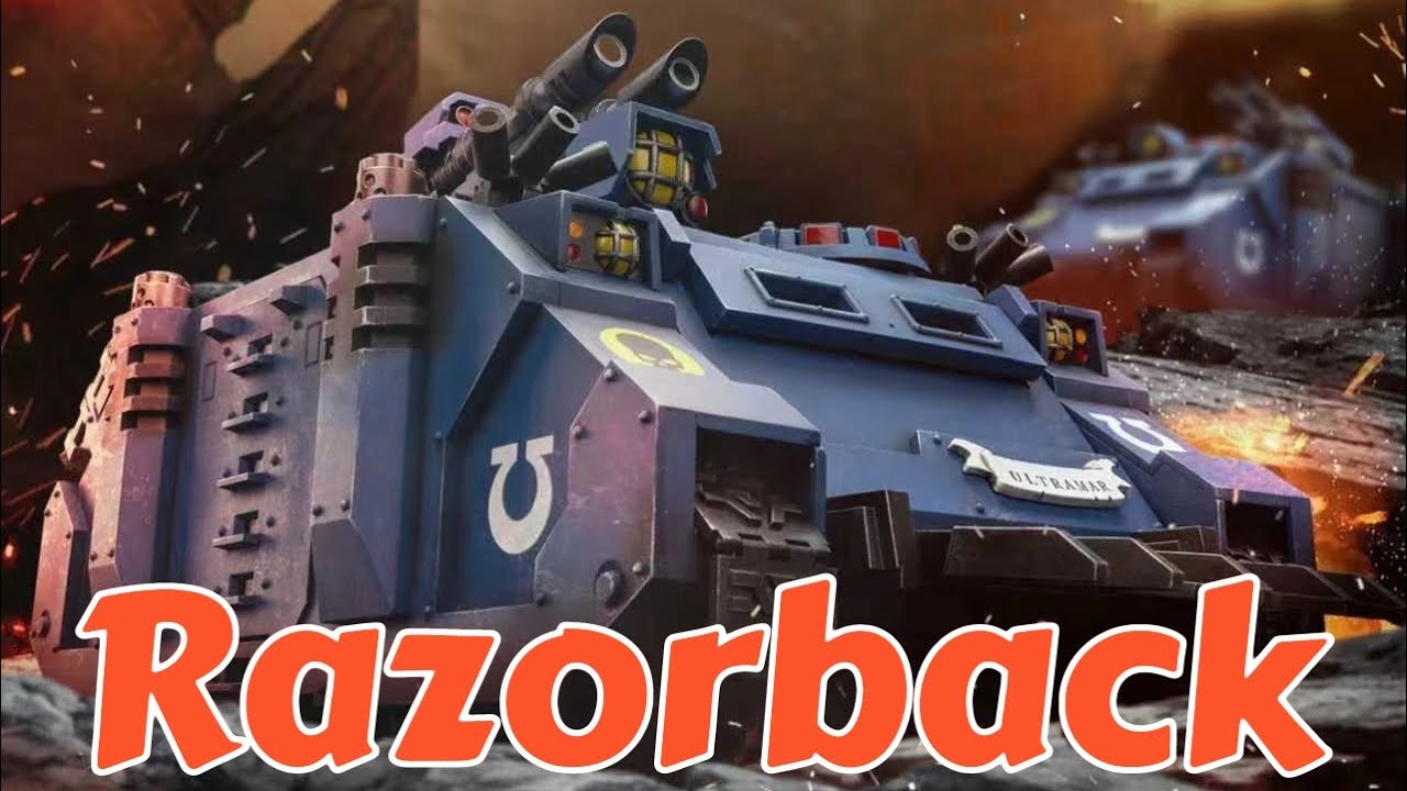 Anuncio Razorback Ultramarines, Joytoy Warhammer 40K