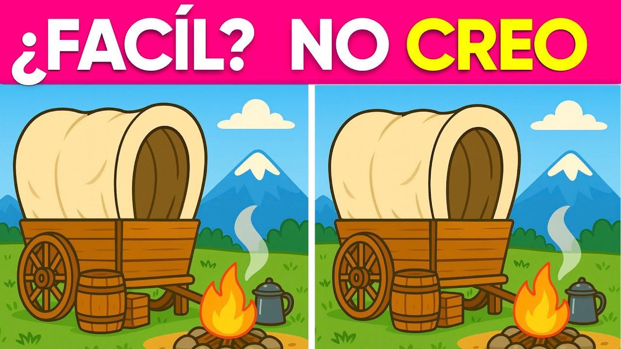 ¿Eres un Genio en la Observación? 👩🏼‍🌾🏔️🧔🏻‍♂️ Find 3 Differences 🧠 MENTAL QUIZ